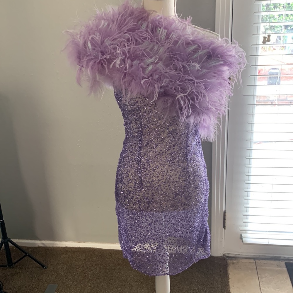 Bronx and Blanco Lulu Mini dress 💜 purchased from REVOLVE - Picture 7 of 9